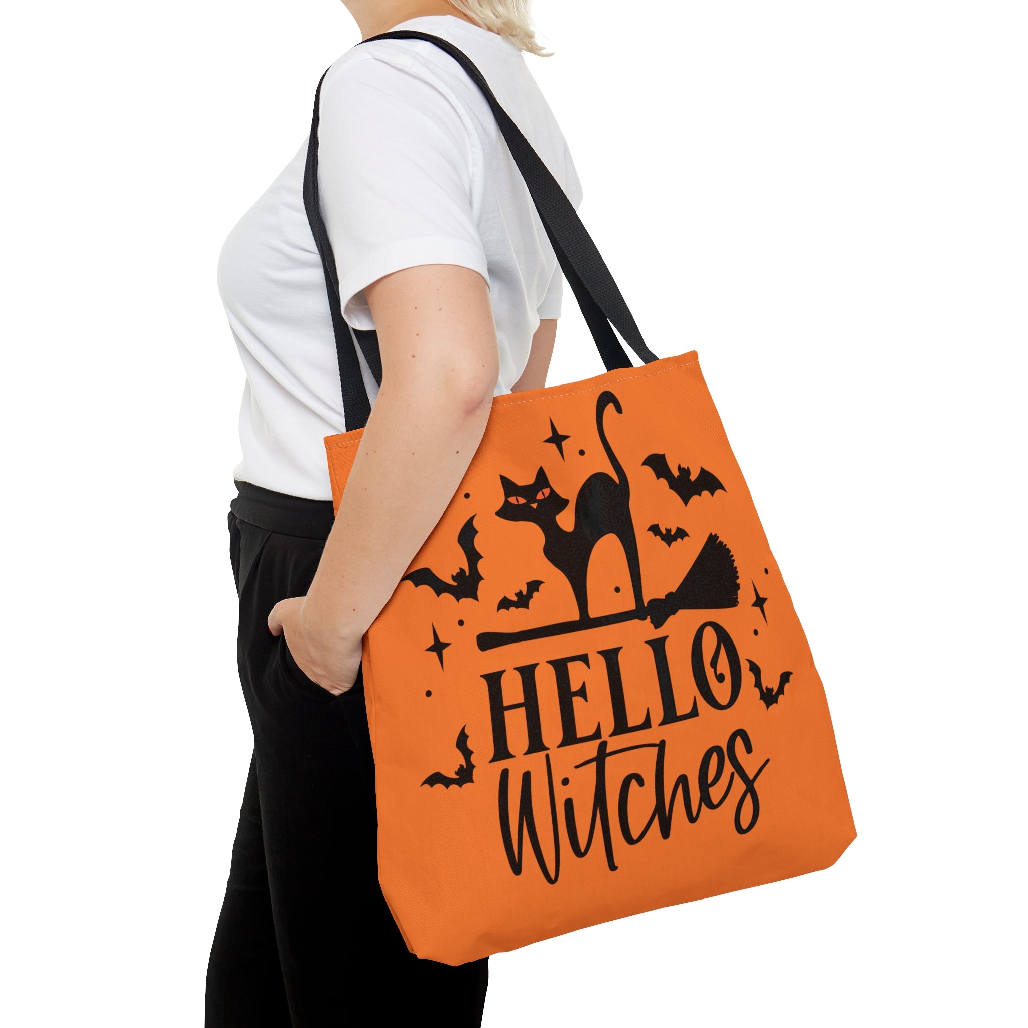 Halloween Hello Witches Tote Bag