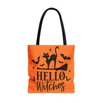 Halloween Hello Witches Tote Bag