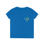 Heart Dispatcher Ladies' V-Neck T-Shirt