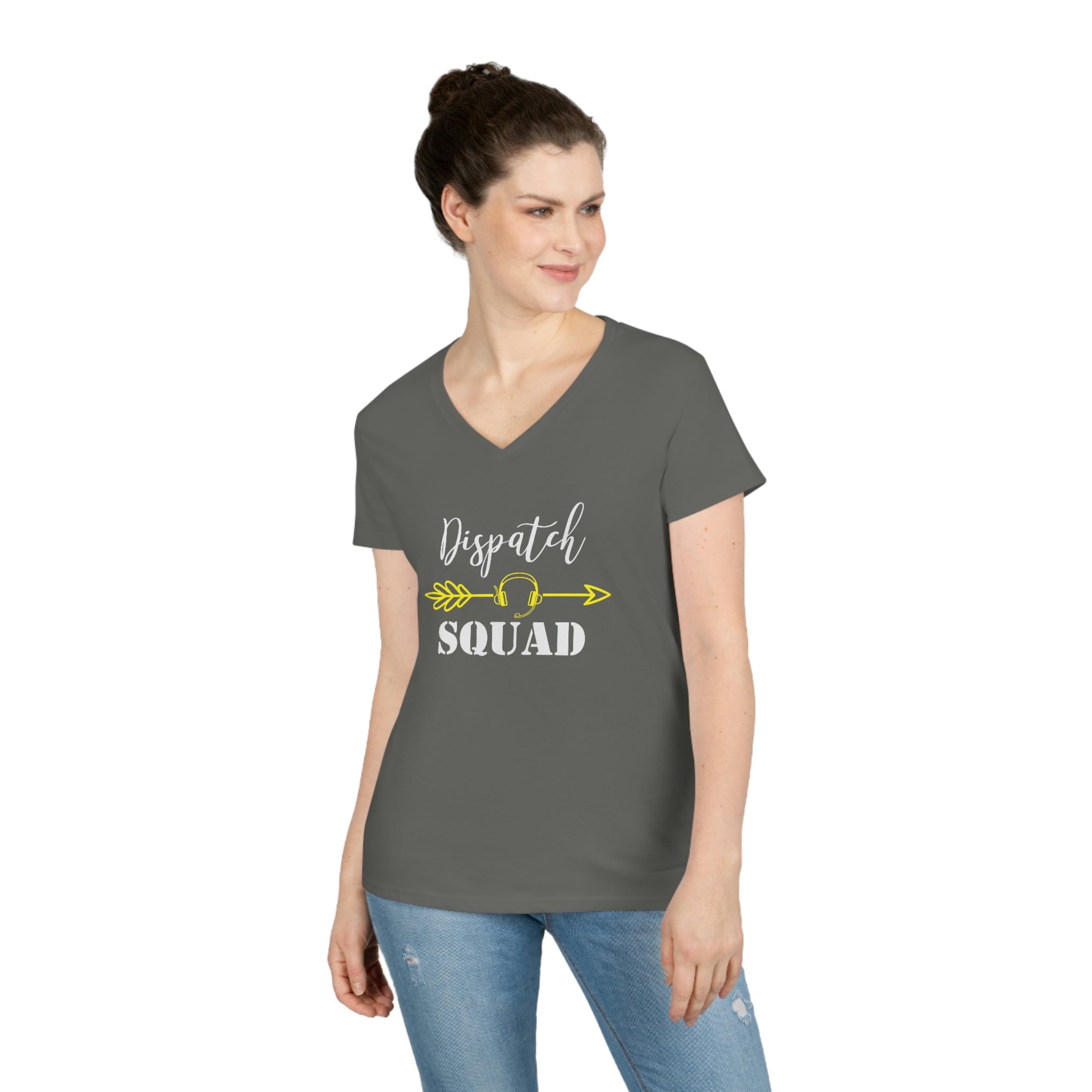 Dispatch Squad Ladies' V-Neck T-Shirt