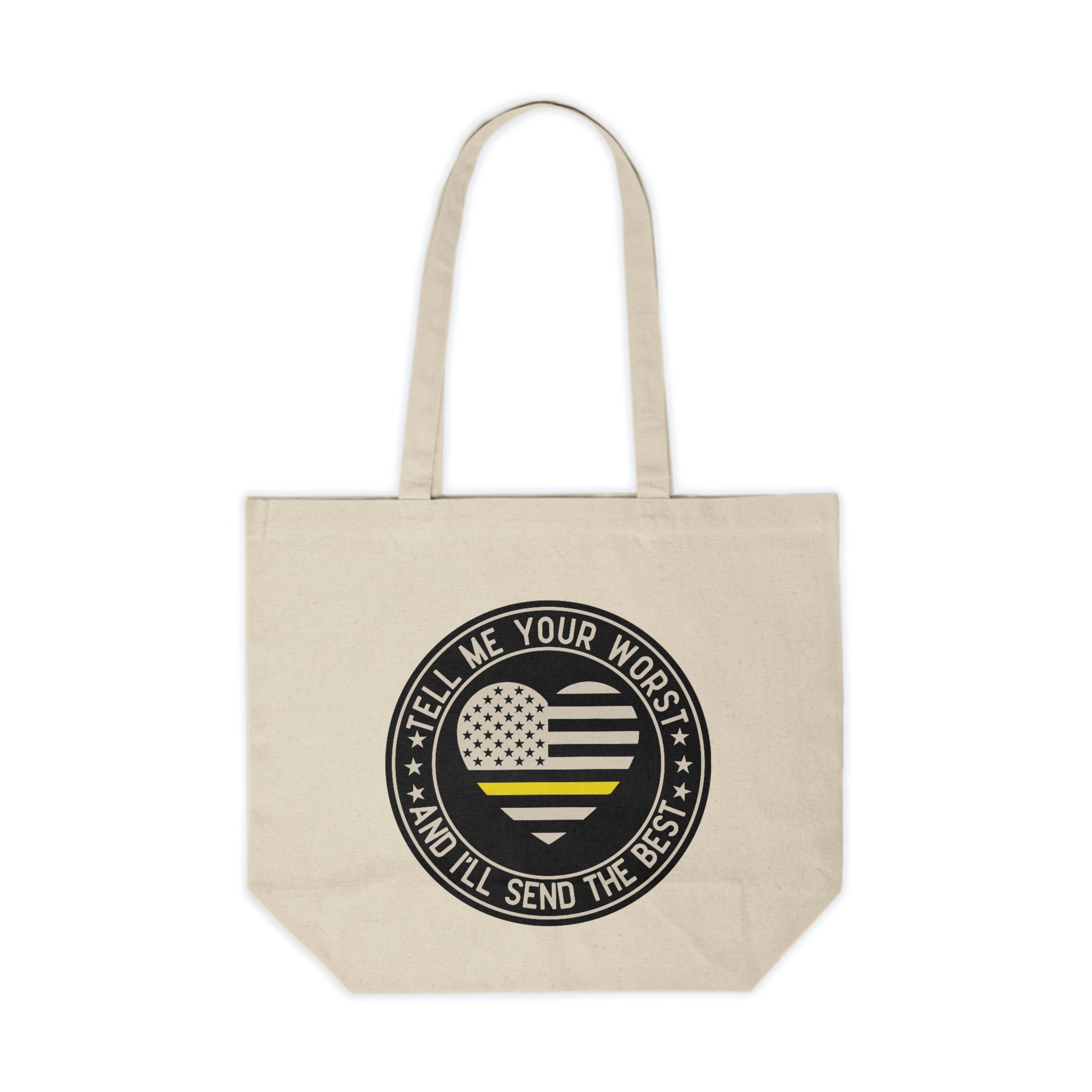 Dispatcher - Tell me your worst Canvas Shopping Tote