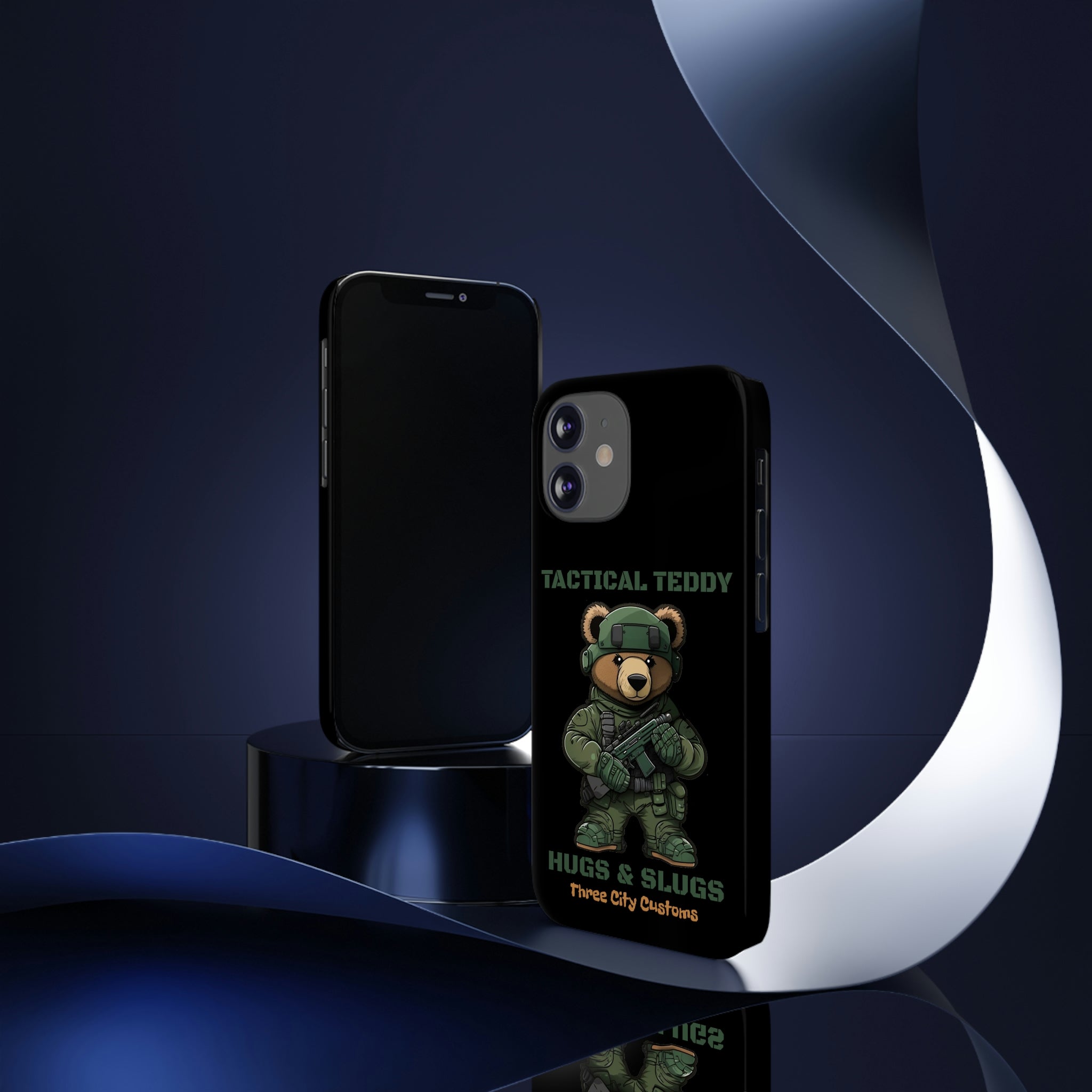 Tactical Teddy Custom Phone Case