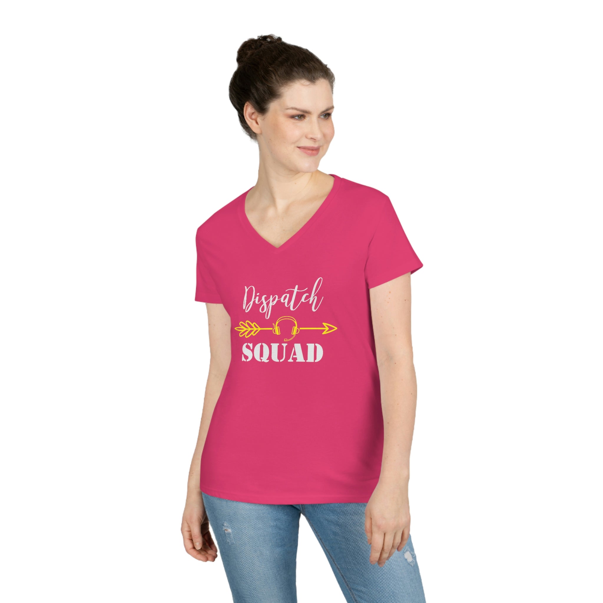 Dispatch Squad Ladies' V-Neck T-Shirt