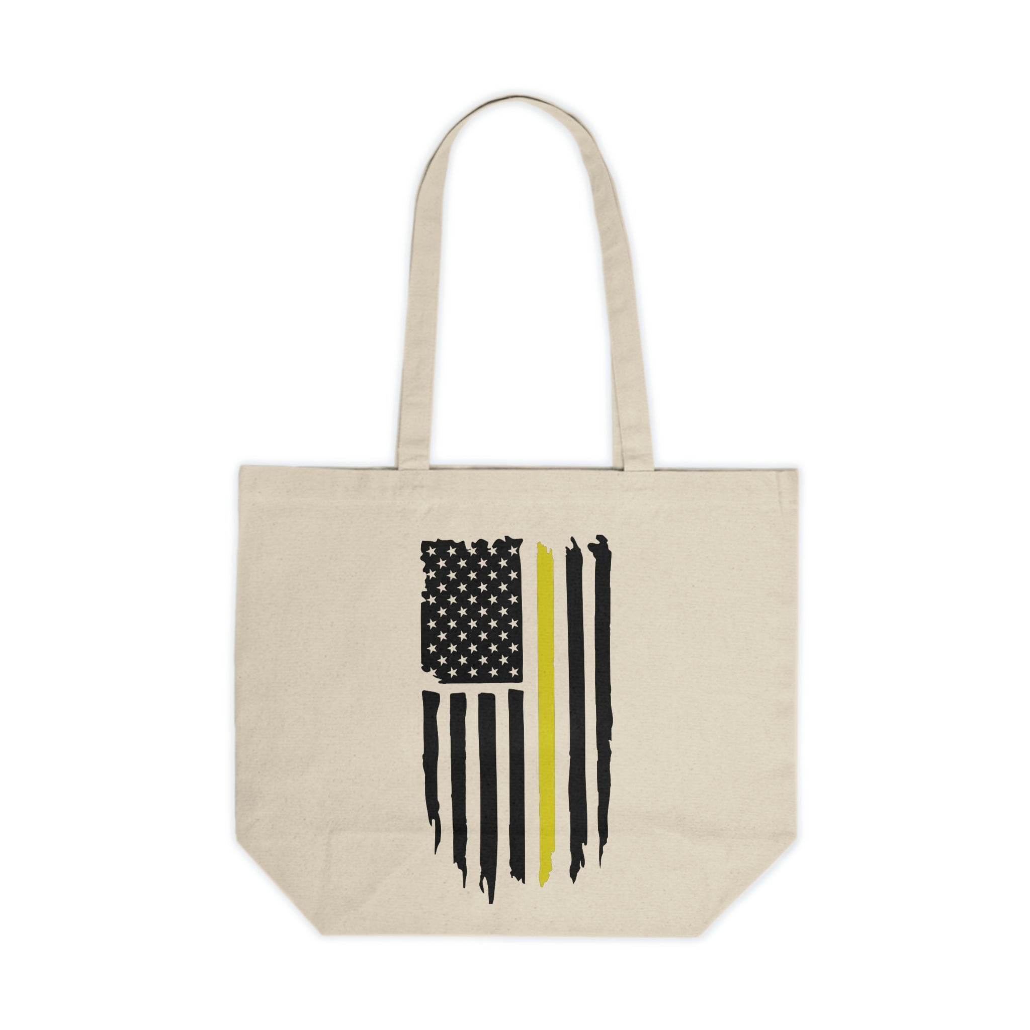 Dispatcher Distressed Flag Canvas Shopping Tote