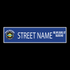 Small Street Sign (3 inch x 12 inch size)