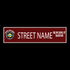 Small Street Sign (3 inch x 12 inch size)