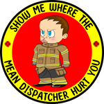 Pouting First Responder Series Stickers!