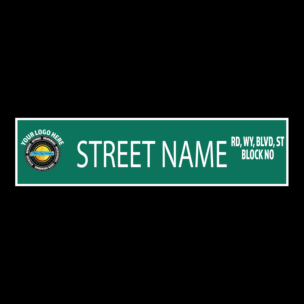 Medium Street Sign ( 9 inch x 36 inch size)