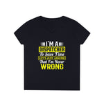 Dispatchers Never Wrong Ladies' V-Neck T-Shirt