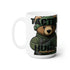 Tactical Teddy's Hugs & Slugs 15 Oz Ceramic Mug