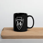 Industry Station Black Glossy Mug