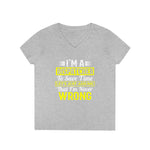 Dispatchers Never Wrong Ladies' V-Neck T-Shirt