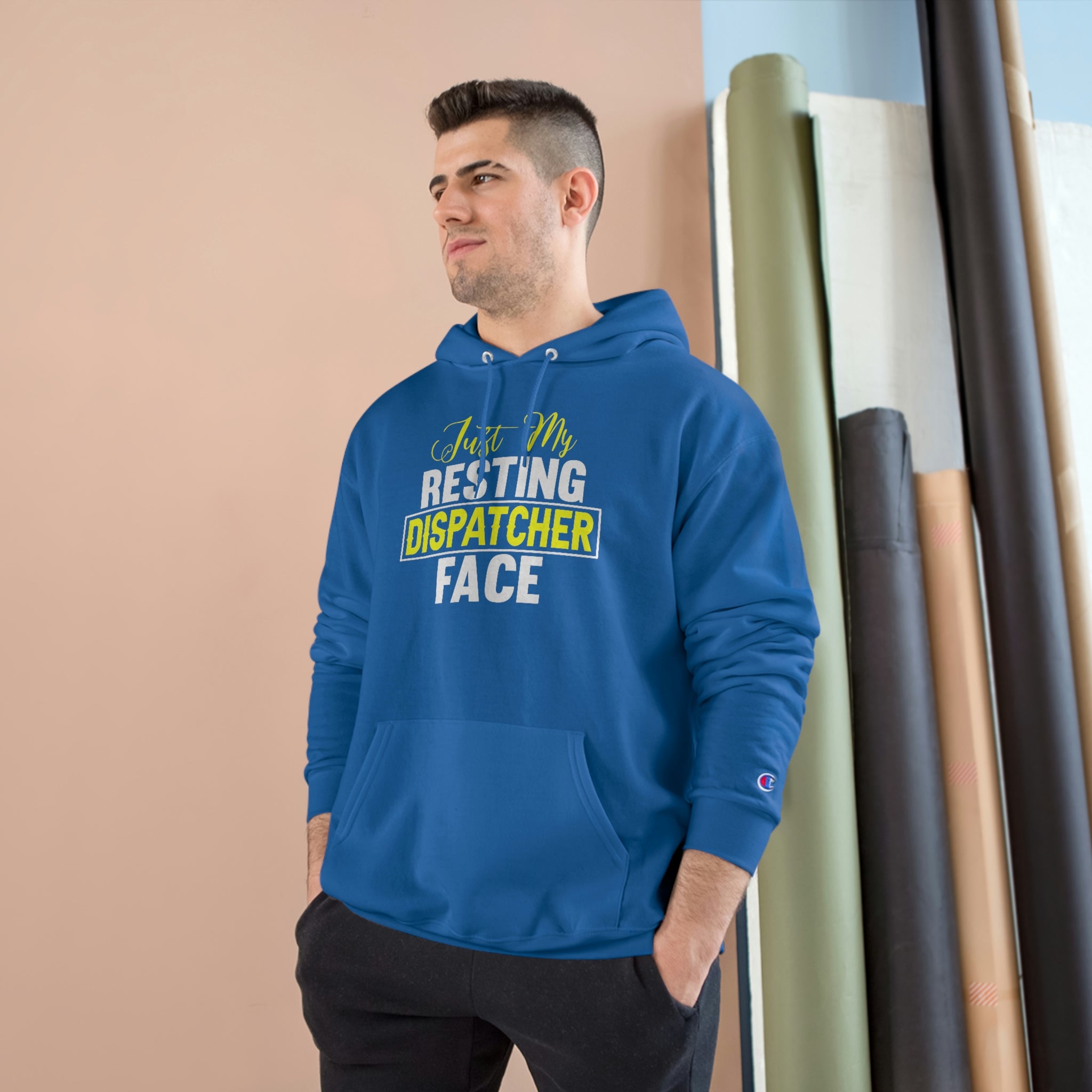 Just My Resting Dispatcher Face Champion Hoodie