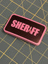 SHERIFF Sticker (Pink Patch Style)