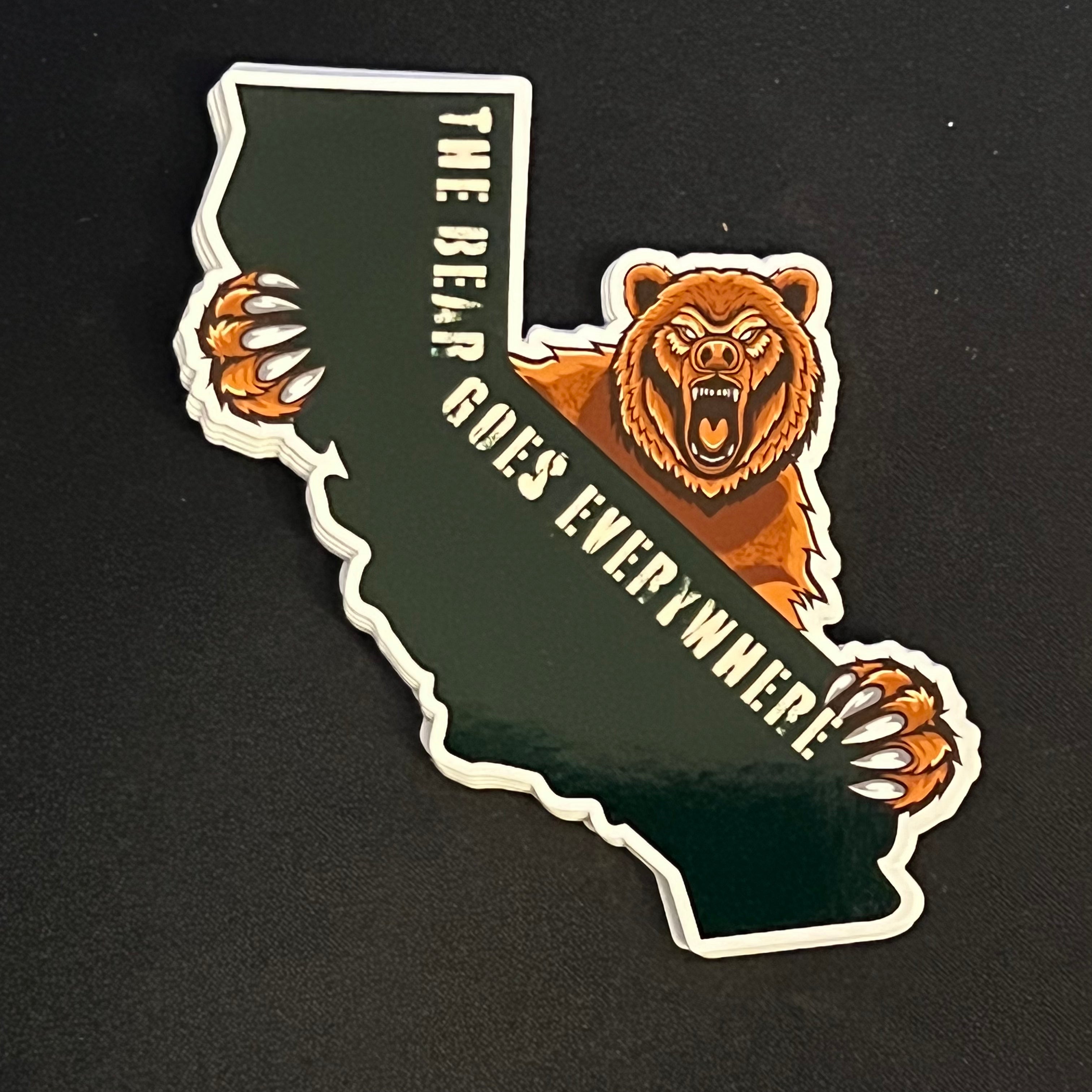 The Bear Goes Everywhere Sticker!