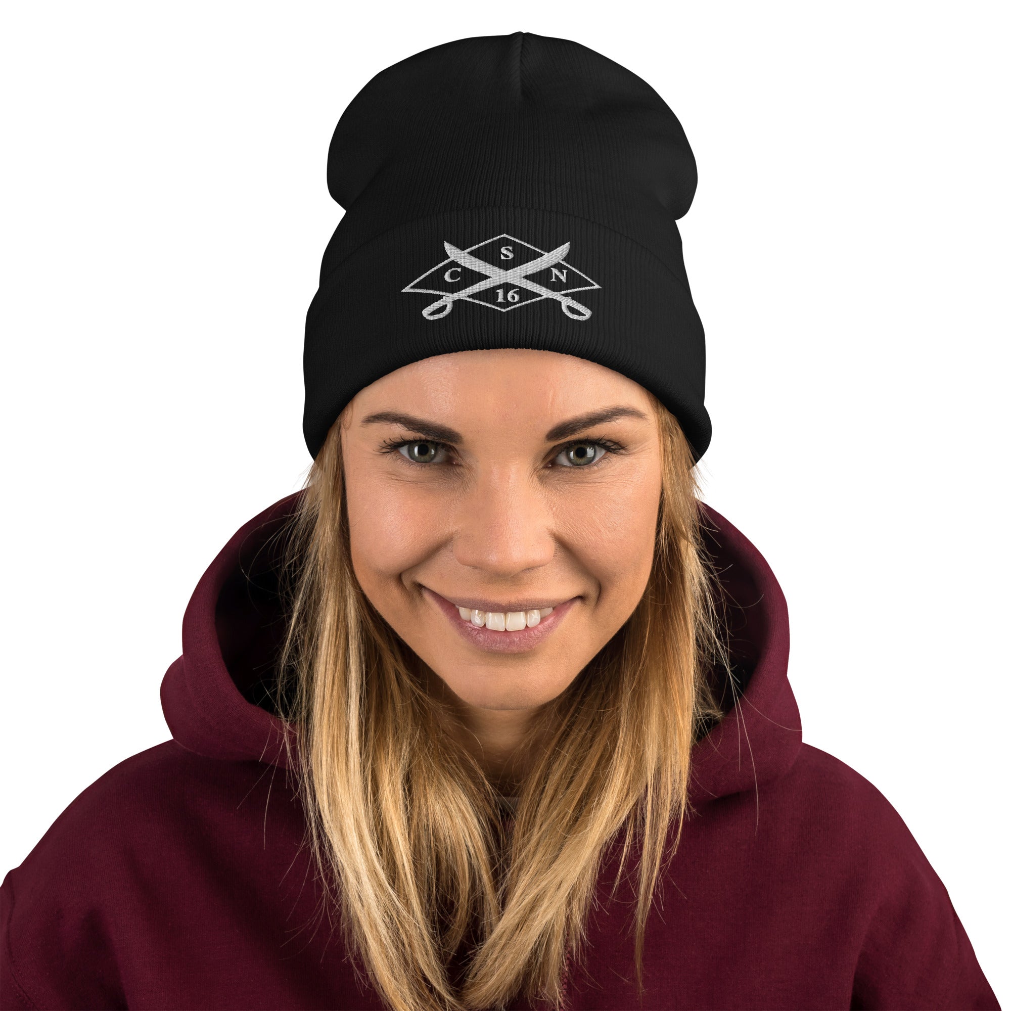 Carson Station Embroidered Beanie