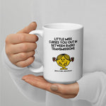 Lil Miss Curses You Out White Ceramic glossy mug